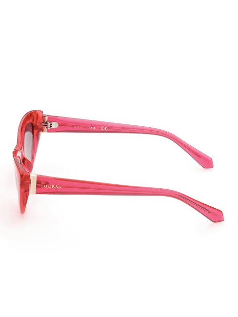 Guess Lunettes De Soleil Yeux De Chat Roses