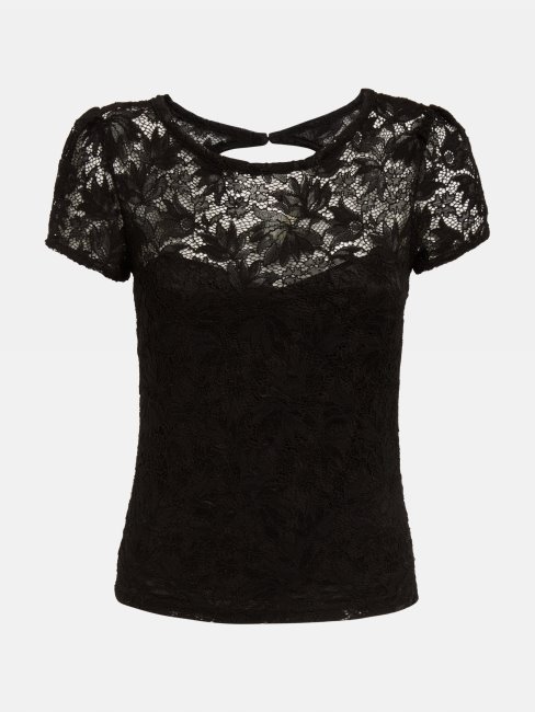 Top En Dentelle Noire Guess