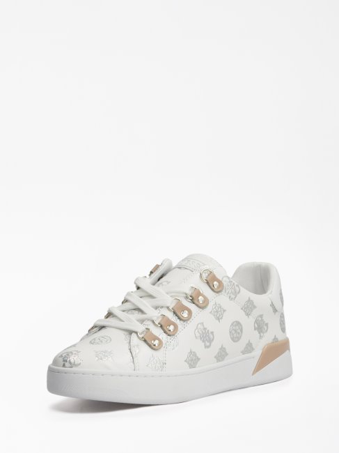 Baskets Reneey 4g Pivoine Logo Guess Rose Clair