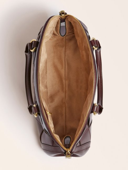 Sac à Main Giorgia Luxe En Cuir Véritable Rouge Guess