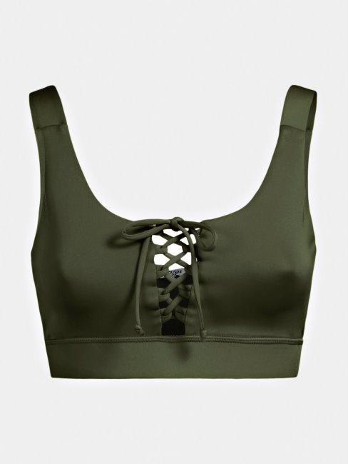 Soutien-gorge Actif à Lacets Guess Vert
