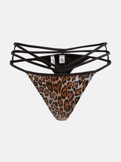 Animalier Brésilien En Satin Imprimé Guess All Over