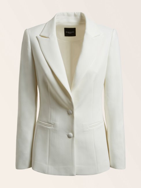 Blazer Coupe Slim Marciano Blanc Guess