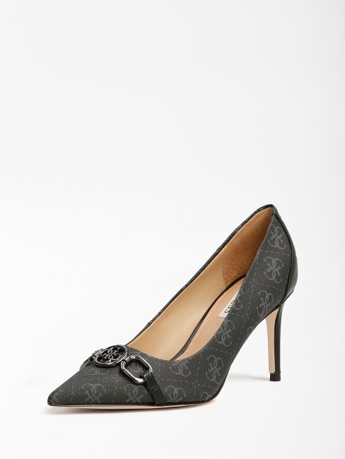 Aleda 4g Escarpin Logo Noir Multi Guess