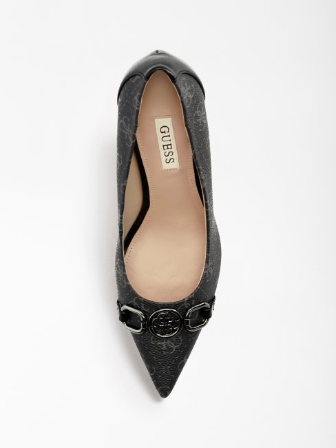 Aleda 4g Escarpin Logo Noir Multi Guess