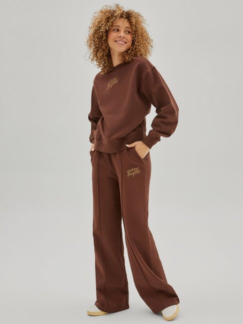 Guess Pantalon De Survêtement Marron