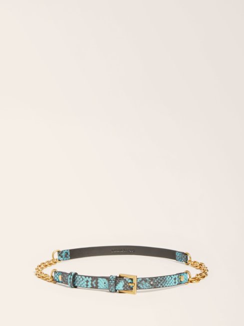 Ceinture Bleu Imprimé Marciano Phyton Guess