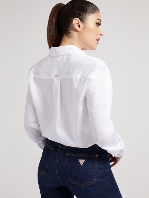 Chemise Popeline Guess Blanc