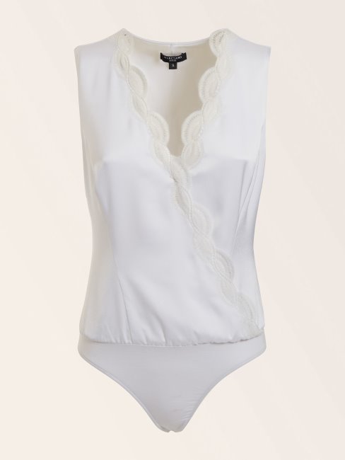 Détails Du Corps Dentelle Blanc Guess