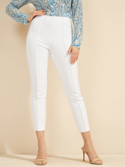 Pantalon Coupe Skinny Marciano Guess Blanc