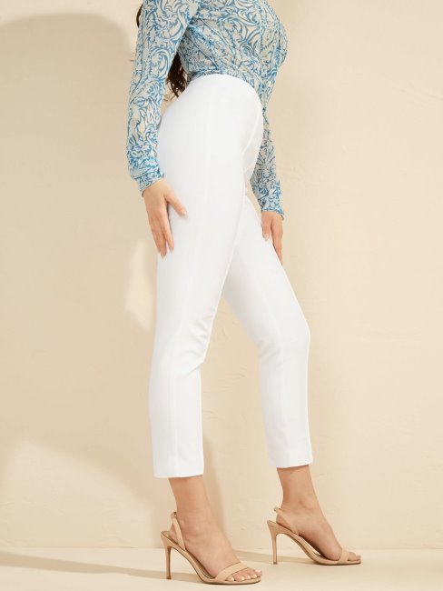 Pantalon Coupe Skinny Marciano Guess Blanc