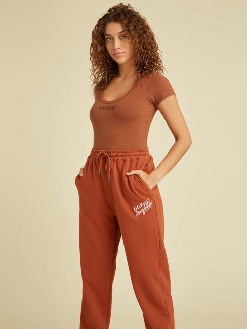 Body à Logo Devant Guess Rouge