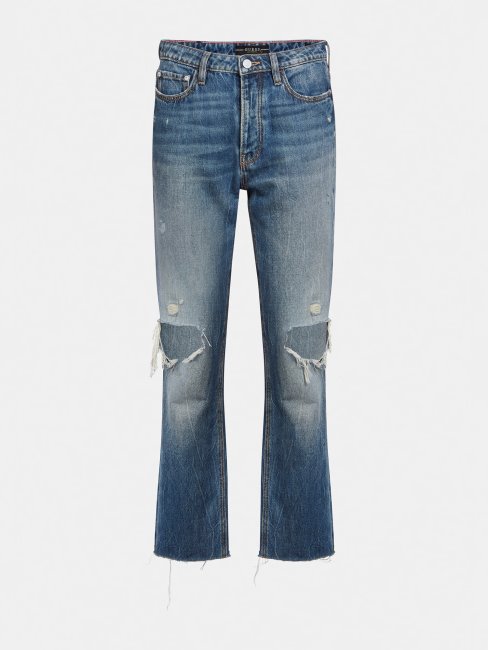 Pantalon Denim Palazzo Guess Blanc