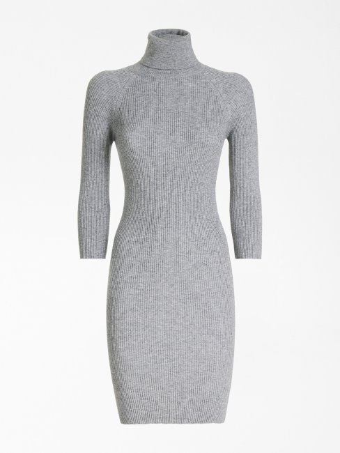 Robe Col Montant Gris Guess