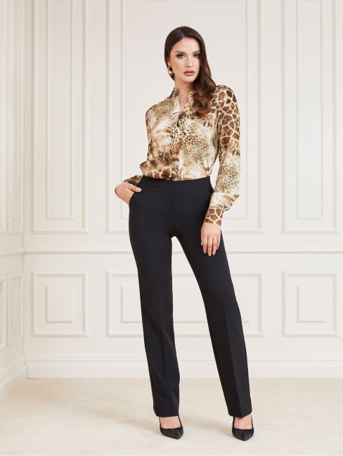 Chemise Imprimé Animalier Marciano Multi Beige Guess