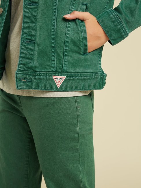 Guess Veste En Jean Slim Verte