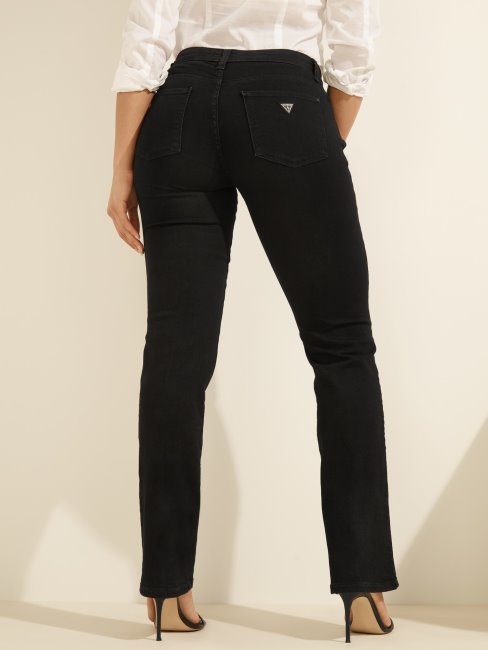 Pantalon En Denim Noir Guess Coupe Slim