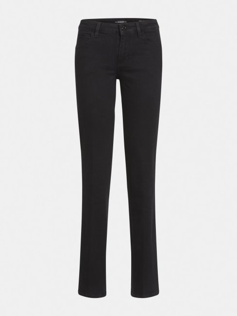 Pantalon En Denim Noir Guess Coupe Slim