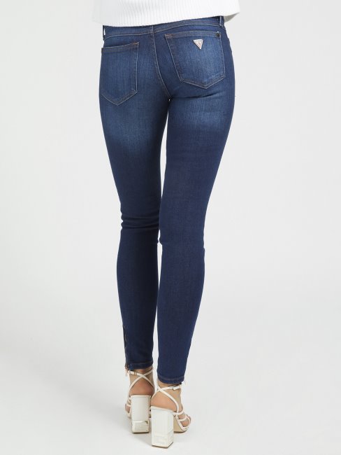 Pantalon En Jean Skinny Fit Guess Bleu Nouvelle Tendance