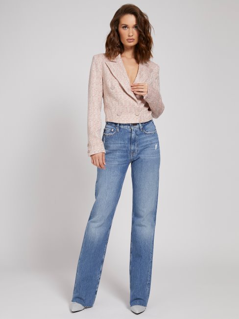 Guess Blazer En Tweed Rose