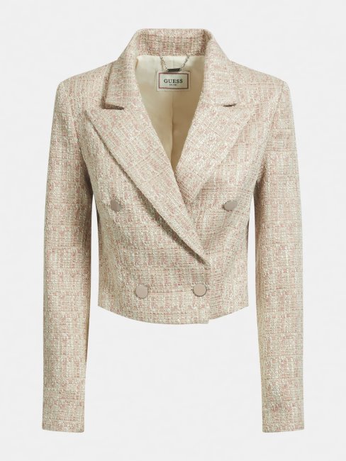 Guess Blazer En Tweed Rose