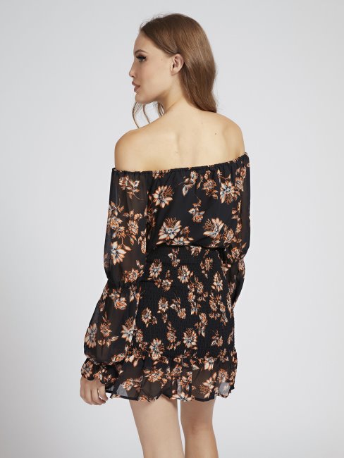 Robe à Motif Fleuri Fantaisie Florale Guess