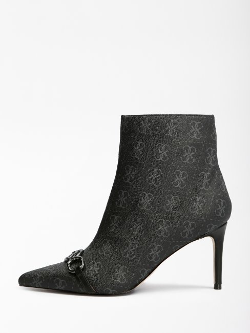 Bottines à Logo Adayn 4g Multi Noires Guess