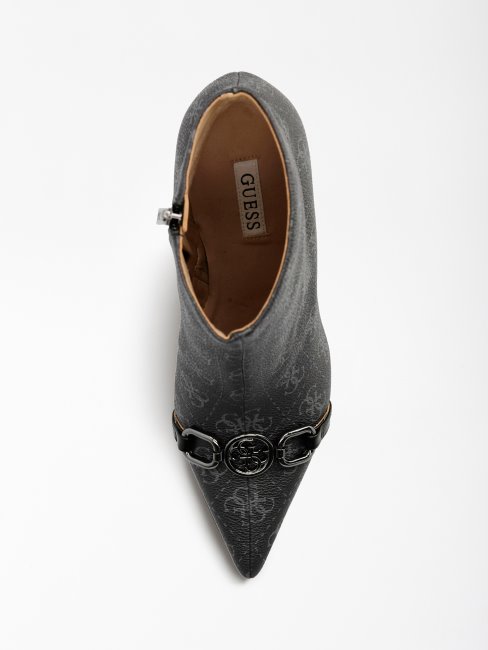 Bottines à Logo Adayn 4g Multi Noires Guess