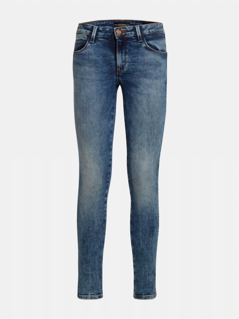 Pantalon En Jean Bleu Coupe Sculptante Super Stretch Guess