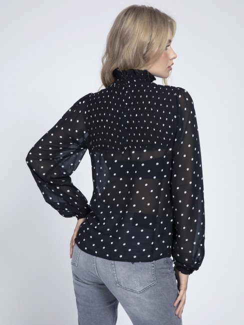 Chemisier Imprimé All Over Guess Noir Multi