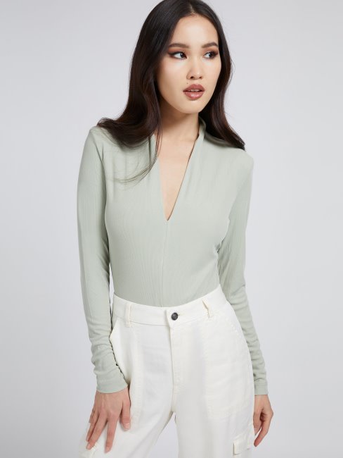 Body Vert Guess à Col En V