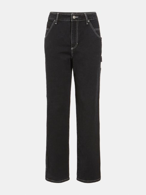 Guess Pantalon En Denim Cargo Noir