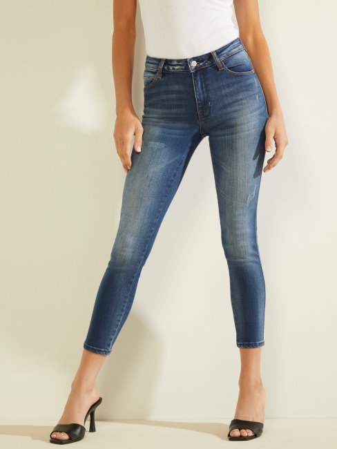 Guess Super Stretch Skinny Fit Denim Pantalon Bleu