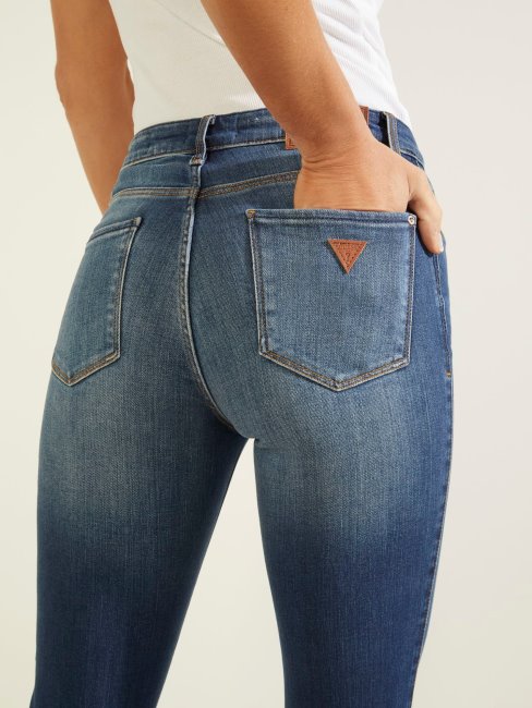 Guess Super Stretch Skinny Fit Denim Pantalon Bleu
