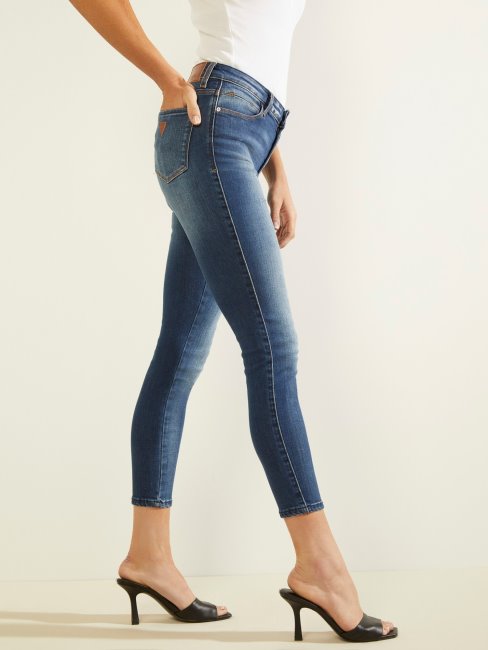 Guess Super Stretch Skinny Fit Denim Pantalon Bleu
