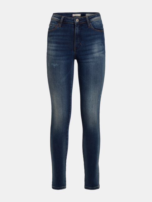 Guess Super Stretch Skinny Fit Denim Pantalon Bleu