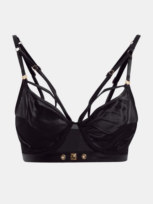 Guess Soutien-gorge à Armatures En Filet Noir