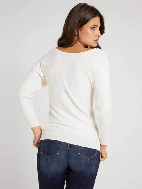 Pull à Broderie Logo Guess G