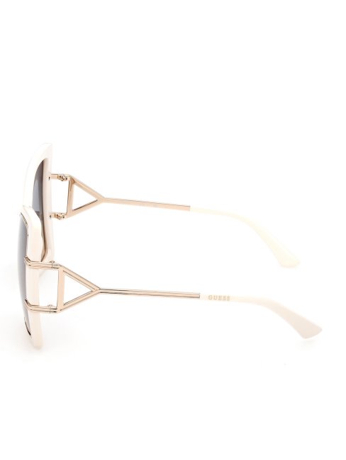 Lunettes De Soleil Papillon Blanc Modèle Guess