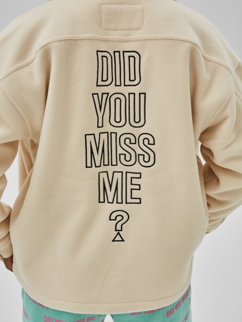 Veste Polaire Guess Avec Poches Devant Beige