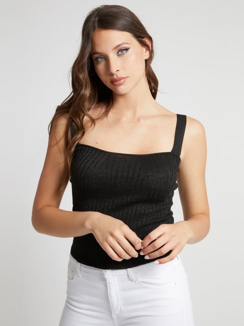 Pull Débardeur Noir Guess