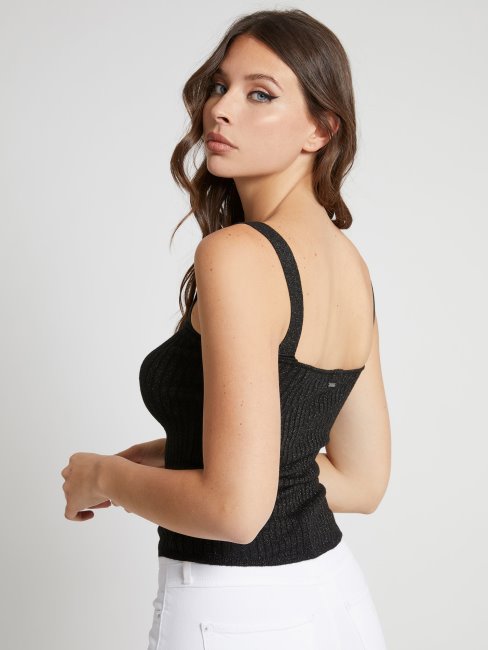 Pull Débardeur Noir Guess