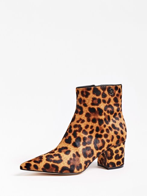 Zadien Animalier Escarpin Cuir Guess Animalier