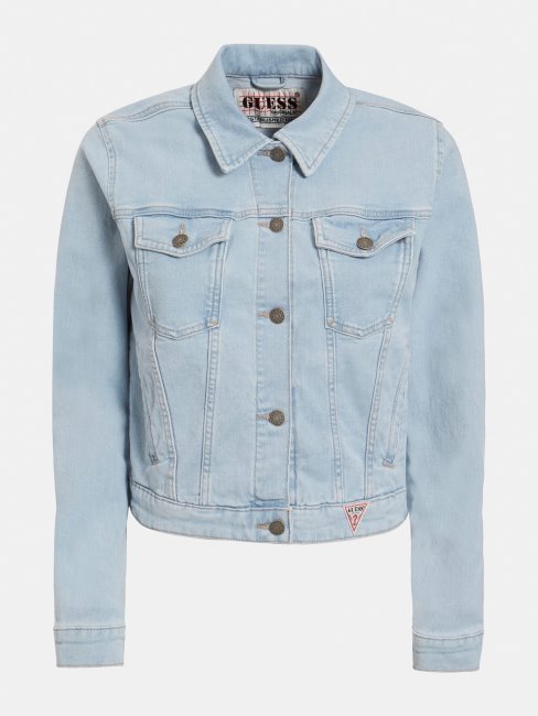 Veste En Jean Bleu Clair Guess