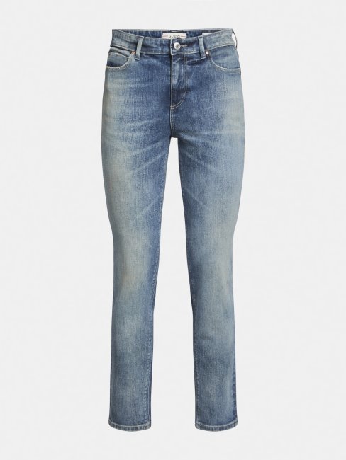Pantalon Denim Coupe Skinny Bleu Guess