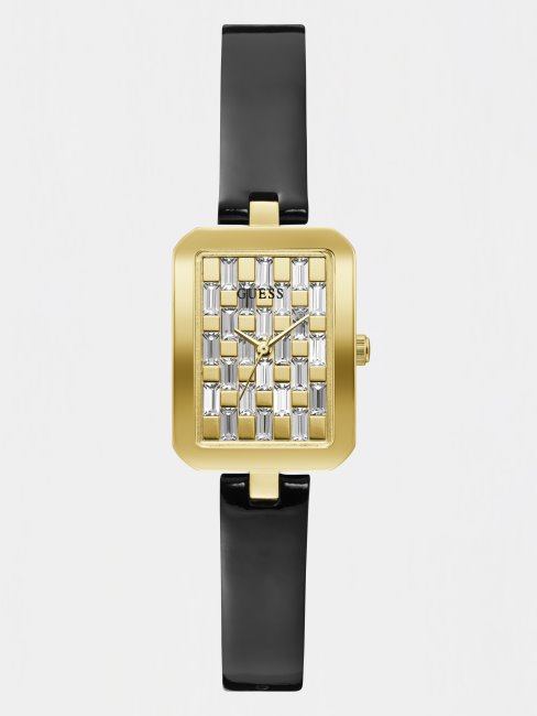 Montre Analogique Cristal Argent Guess Nouvelle Tendance