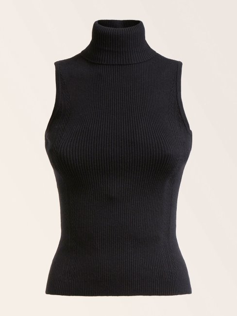 Pull Noir Guess Marciano En Cachemire Mélangé