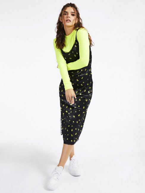 Top Détachable Peignoir Guess Noir Multi