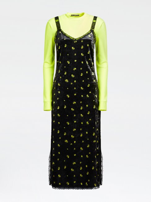 Top Détachable Peignoir Guess Noir Multi