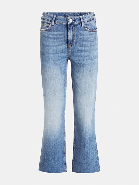 Pantalon Denim Bleu Guess Flare Nouvelle Tendance